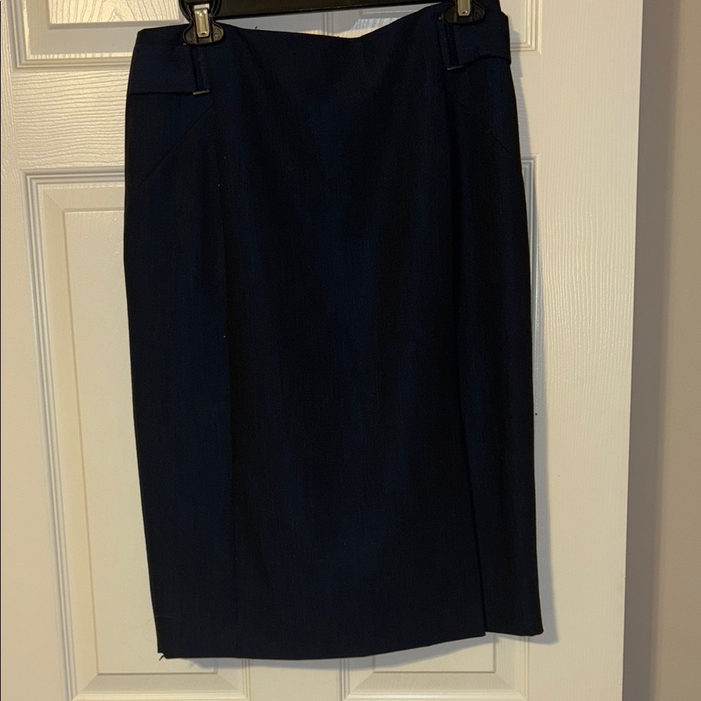 Elegant Blue Pencil Skirt